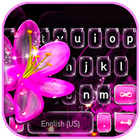 Neon Pink Flowers-icoon
