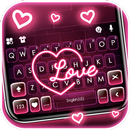 Neon Pink Love Thème APK