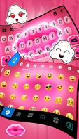 Fundo do Teclado Neon Pink Lips imagem de tela 3