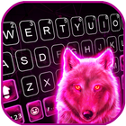 Neon Pink Wolf icon