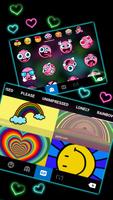 Hình nền bàn phím Neon Pop Hea ảnh chụp màn hình 3