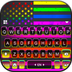 Tema Keyboard Neon Pride Flag