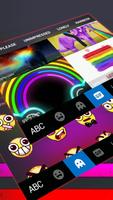 ثيم لوحة المفاتيح Neon Pride F تصوير الشاشة 3