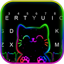 Chủ Đề Bàn Phím Neon Rainbow C APK