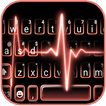 Neon Red Heartbeat2 keyboard