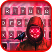 Фон клавиатуры Neon Red Maskman