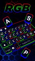 خلفية الكيبورد Neon RGB تصوير الشاشة 1