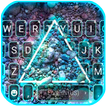 Фон клавиатуры Neon Stone Pyramid