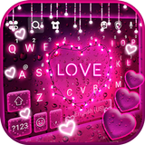 Neon Streaks Heart icon