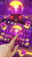 Fundo do Teclado Neon Sunset R imagem de tela 1