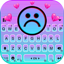Bàn phím Neon Sad Emoji APK