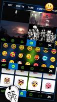 Neon Scary Skull Keyboard Back screenshot 3