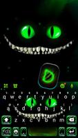 Teclado Neon Scary Smile Cartaz