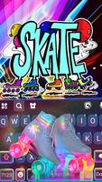 Fundo do Teclado Neon Skates imagem de tela 2