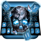 Thème de clavier Neon Skull icône