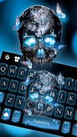 Thème de clavier Neon Skull Affiche