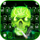 Neon Skull 2 Klavye Teması APK