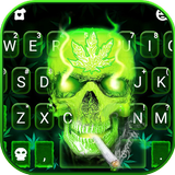 Chủ Đề Bàn Phím Neon Skull 2 biểu tượng