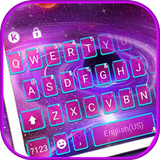Thème de clavier Neon Space Pl icône