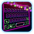 ثيم لوحة المفاتيح Neon Sparkle أيقونة