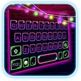 ثيم لوحة المفاتيح Neon Sparkle أيقونة