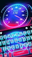 Тема для клавиатуры Neon Speed постер