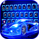 Neon Sports Car Keyboard Theme APK