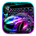 Color flame Sports Car Keyboard
