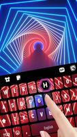 خلفية الكيبورد Neon Tunnel Liv تصوير الشاشة 1