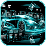 Novo tema de teclado Neon Tech ícone