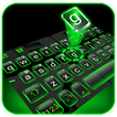 Фон клавиатуры Neon Tech Green