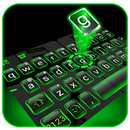 Фон клавиатуры Neon Tech Green APK