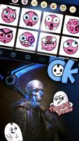 Тема для клавиатуры Neon Tech Reaper скриншот 2