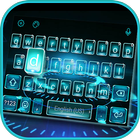 Tema Keyboard Neon Technology ícone
