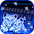 Fond de clavier Neon Tiger Cub APK