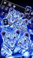 Hình nền bàn phím Neon Tiger C ảnh chụp màn hình 1