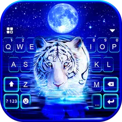 Neon Tiger 2 Keyboard Backgrou APK download