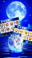 Hình nền bàn phím Neon Tiger 2 ảnh chụp màn hình 3