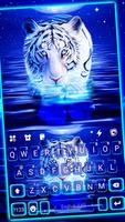 Fond de clavier Neon Tiger 2 Affiche