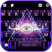 Neon Triangle Myth Keyboard Ba