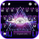 Neon Triangle Myth Keyboard Ba APK