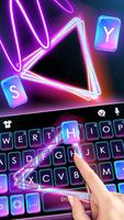 Chủ Đề Bàn Phím Neon Triangle ảnh chụp màn hình 1