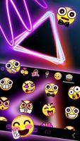 Chủ Đề Bàn Phím Neon Triangle ảnh chụp màn hình 2