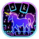 Thème de clavier Neon Unicorn APK