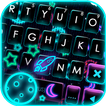 Фон клавиатуры Neon Universe D