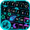 Neon Universe Doodle Klavye Ar APK