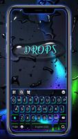 Neon Water Drops poster