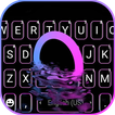 Fundo do Teclado Neon Water Loop