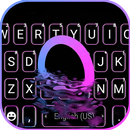 Neon Water Loop Klavye Arkaplanı APK