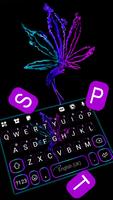 الكيبورد Neon Weed Black تصوير الشاشة 1